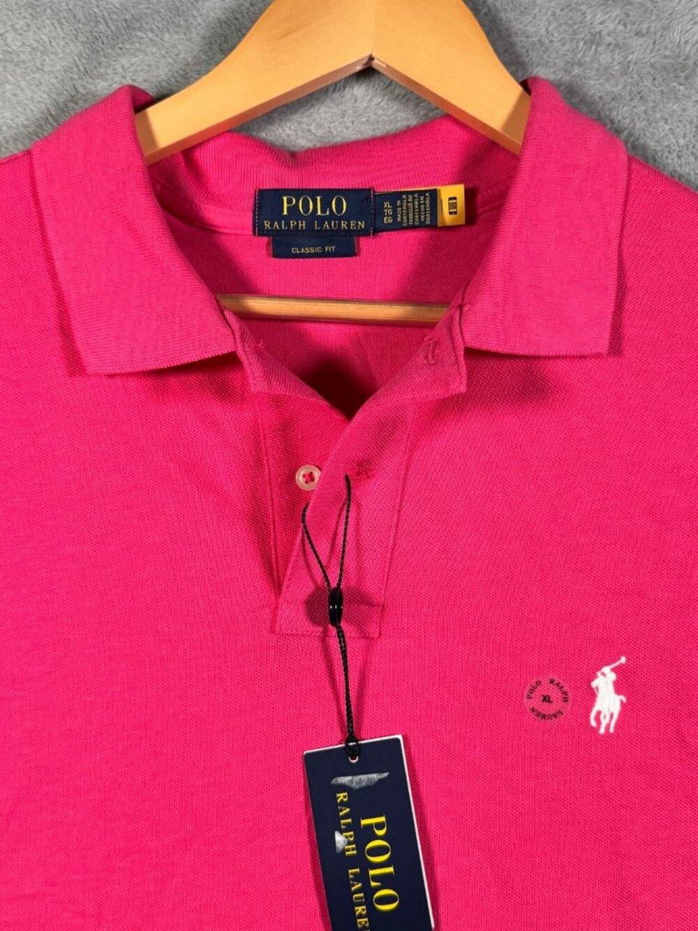 Polo Ralph Lauren Shirt Mens XL Pink Classic Fit Short Sleeve Mesh $118